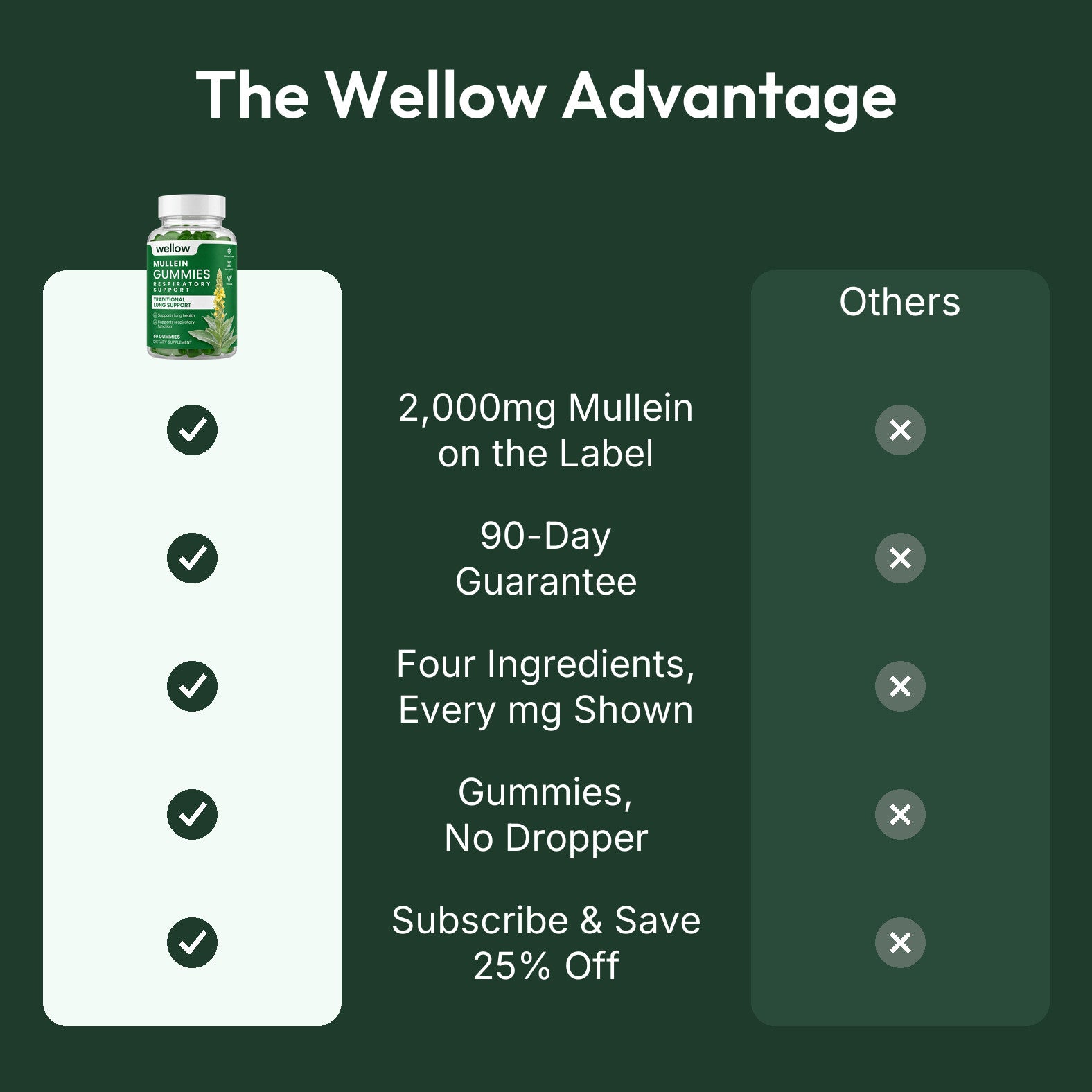Wellow Mullein Gummies